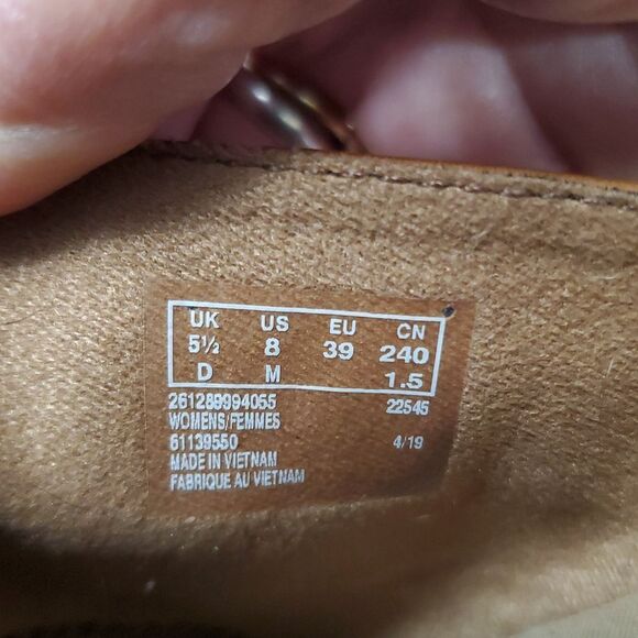 Clarks Leisa Sadie Dark Tan Leather Mule, Size 8 - Picture 11 of 12
